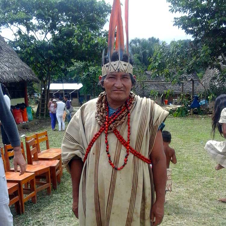 Alberto, chef du village et chaman